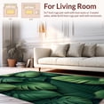 thumbnail image 2 of ODIKA 2'x3' Machine Washable Non-Slip Area Rug, Jungle Canopy Dense Green Monstera Leaf Design High Traffic Rug, Green, 149912, 2 of 7