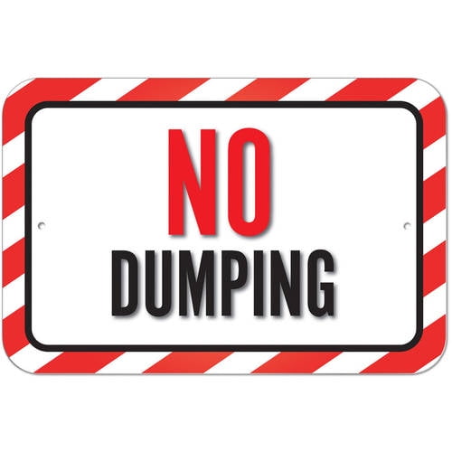Notice - No Dumping Allowed Sign MHSK814 Notice - No Dumping Allowed Sign MHSK814
