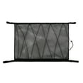 thumbnail image 1 of Mesh Bag Vehicle Roof Storage Net Car Ceiling car Pouch Drawstring Organizer for Clothes Sundries, Black, 1 of 8
