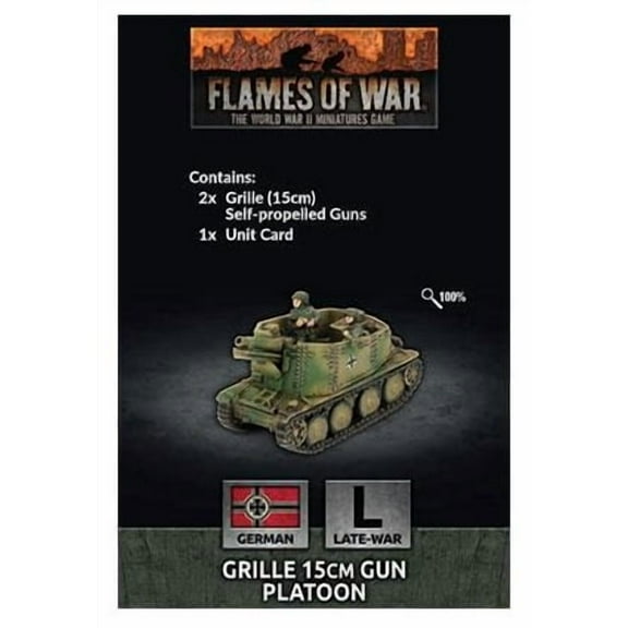Flames of War: German Grille 15cm Gun Platoon (Late-War)