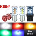 thumbnail image 1 of Kein que fluye agua Flash 1156 BA15S 1157 luz Led BAY15D P21/5W T20 7440 7443 luz de freno de parada trasera de estacionamiento bombilla de señal de giro de estacionamiento lámpara trasera de estacion huangjie unisex, 1 of 1