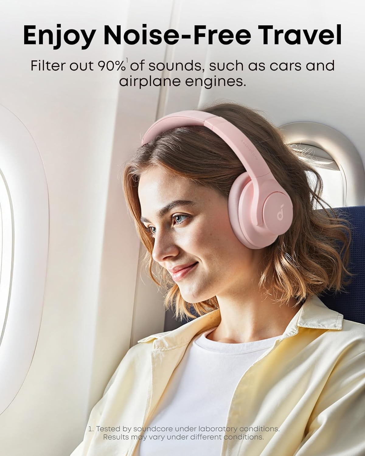 Restored Like New Soundcore by Anker Q20i Hybrid Active Noise Cancelling Headphones, Wireless Over-Ear Bluetooth, 40H Long ANC Playtime, Hi-Res Audio, Big Bass, Customize via an App (Refurbished)