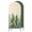 Yellow, variant on Green Cactus Wedding Arch Cover, Stretchy Spandex Arch Backdrop Stand Covers 5 FT, Watercolor Summer Botanical Beige Round Top Arched Backdrop Cover for Birthday Party Ceremony Baby Shower Event