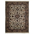 thumbnail image 2 of Rugsotic Carpets Hand Knotted Nir, Oriental Wool Area Rug, Cream, 4'X6', 2 of 5