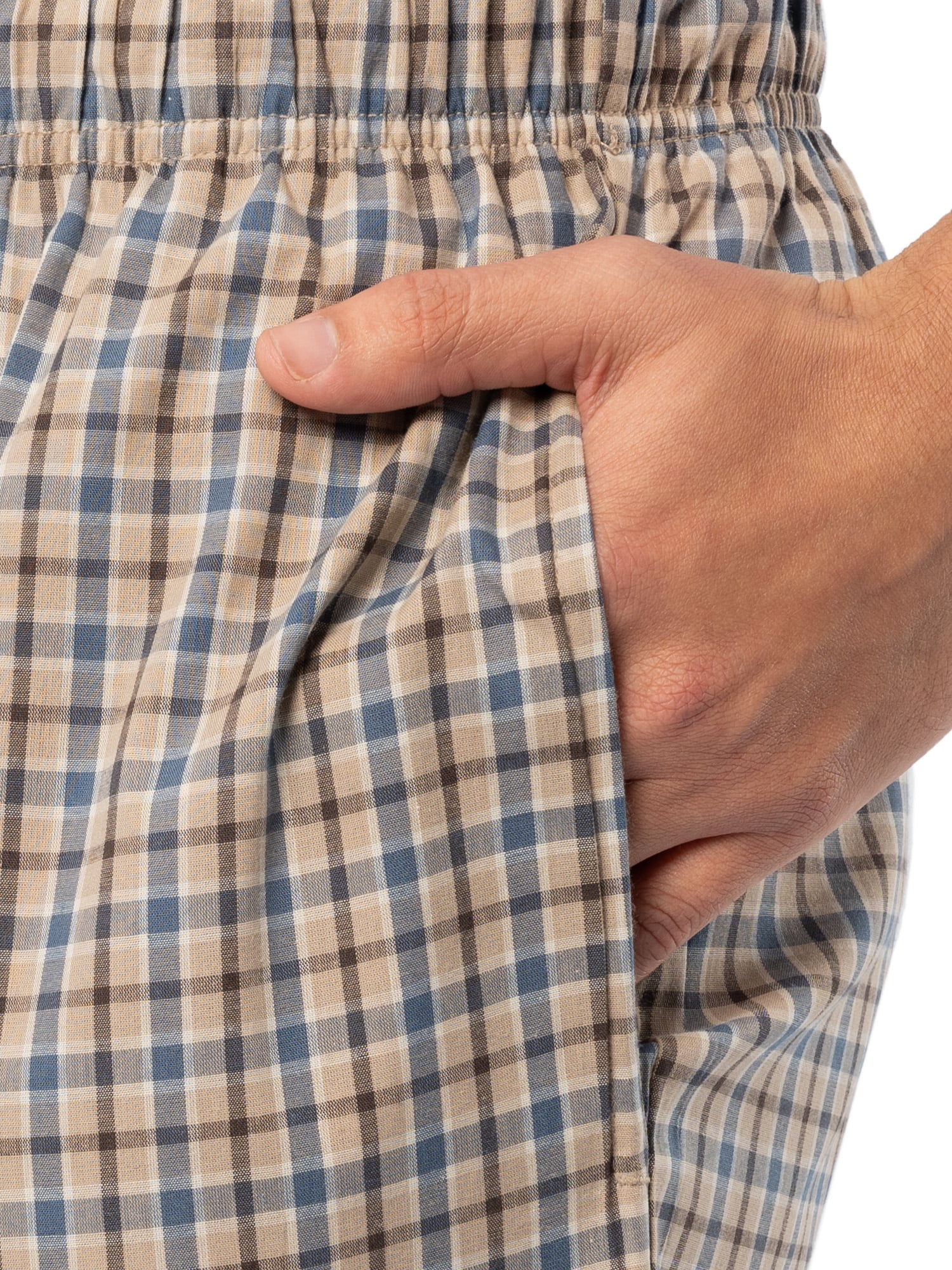 Fruit of the Loom Men's and Big Men's Soft Brushed Woven Sleep Pant, Sizes S-6XL & LT-3XLT