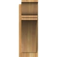 thumbnail image 2 of Ekena Millwork 8"W x 22"D x 22"H Thorton Rough Sawn Traditional Outlooker, Western Red Cedar, 2 of 4