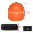 thumbnail image 4 of Geekria Shield Headphones Case Compatible with Plantronics BACKBEAT GO810, BLACKWIRE 3300, BACKBEAT PRO2, Replacement Hard Shell Travel Carrying Bag with Accessories Storage (Black), 4 of 6