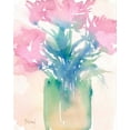 thumbnail image 2 of Dixon, Samuel 26x32 White Modern Wood Framed Museum Art Print Titled - Pretty Pink Flowers II, 2 of 4