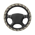 thumbnail image 3 of Daiia Happy Skeleton Steering Wheel Cover Auto Steering Wheel Covers Breathable Anti-Slip Steering Wheels Car Interior Decor Accessories for Men Women Universal 15 Inch, 3 of 8