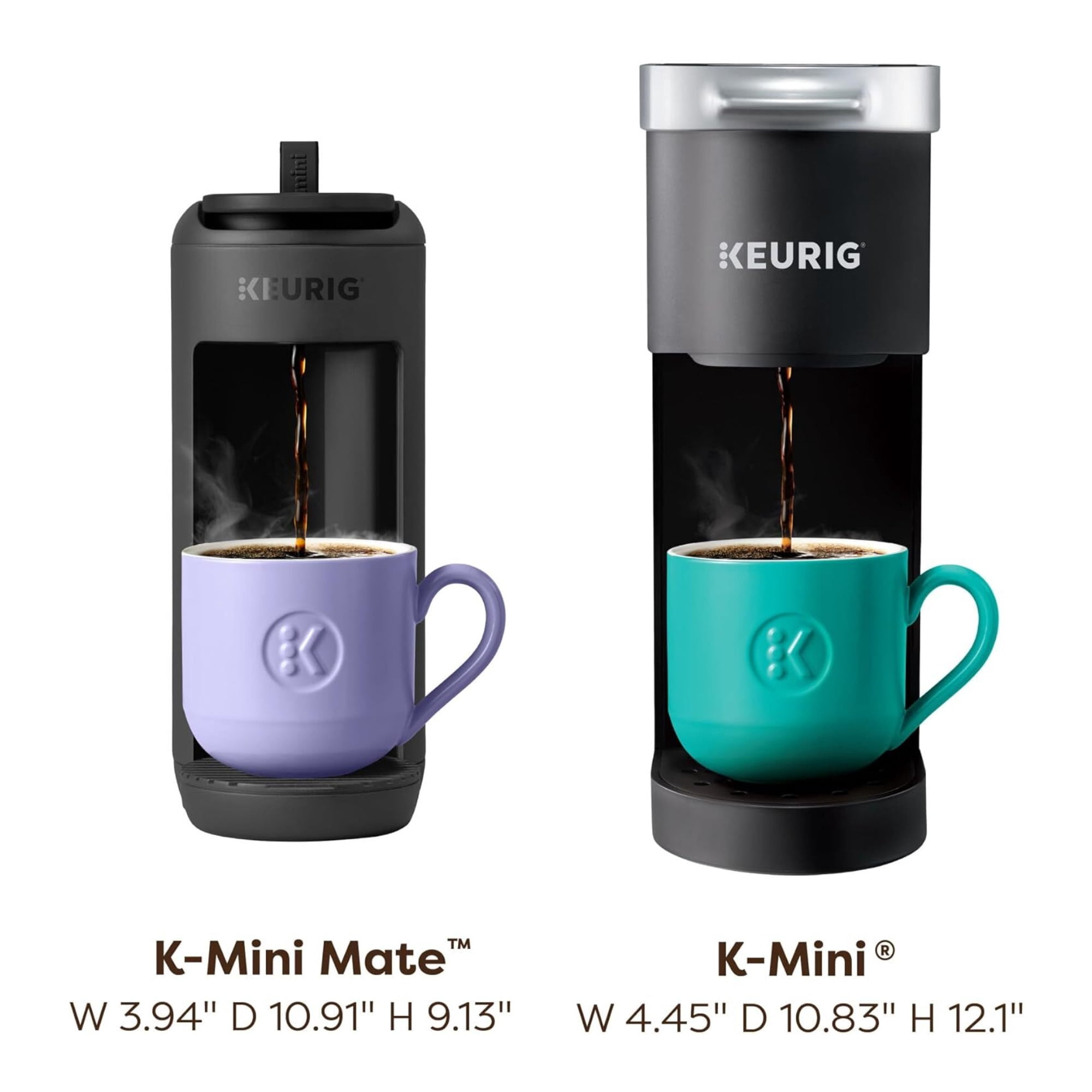 Restored Keurig K-Mini Mate Single Serve K-Cup Pod Compact Portable Coffee Maker, Black (Refurbished)