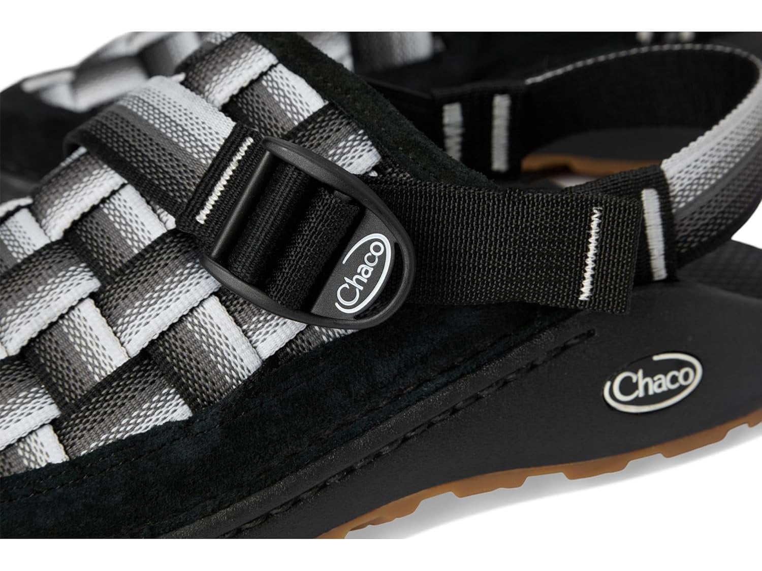 Chaco Canyon Woven Clog Mens Sz 11 Black/White Slip On Adjustable Hiking Shoes Chaco Canyon Woven Clogs (For Men) - Save 66% main image 3