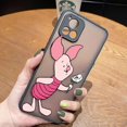 thumbnail image 3 of Matte Case for VIVO Y93 Y91C Y91 Y85 Y77 Y76 Y75 Y73 Y72 Y71 Y53 Y52S Y50 Y35 Y22 4G 5G Case Funda Shell Cute Pink Piglet Anime, 3 of 5