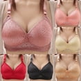 thumbnail image 4 of nerohusy Womens Bra No Wire Push Up,Wireless Push Up Bra for Women Soft Support No Underwire Bras Adjustable Comfortable Wire Free Bralette Everyday Wear,Beige,XL, 4 of 4