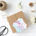 thumbnail image 2 of Koyal Wholesale Fancy Frame Kids Party Favor Thank You Tags with String, Mermaid Birthday Gift Tags For Gift Bags, 2 of 5