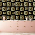 thumbnail image 2 of MuralsPrint Black and Gold Greek Removable Wallpaper - 10'ft H x 24''inch W, 2 of 4