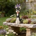 thumbnail image 5 of Dog Vase for Home Decor – Quirky Dog-Themed Ceramic Flower Vase for Pet Lovers, Cute Animal Figurine Decoration for Living Room or Office, 5 of 7