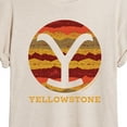 thumbnail image 3 of Yellowstone - Ranch Pattern Y Brand Fill - Women's Oversized T-Shirt, 3 of 6
