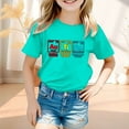 thumbnail image 2 of Kids' Neon Graphic Print T-Shirt, Cool 3D Design, Short Sleeve, Casual Comfort for Boys & Girls (8-12 Years), 2 of 4