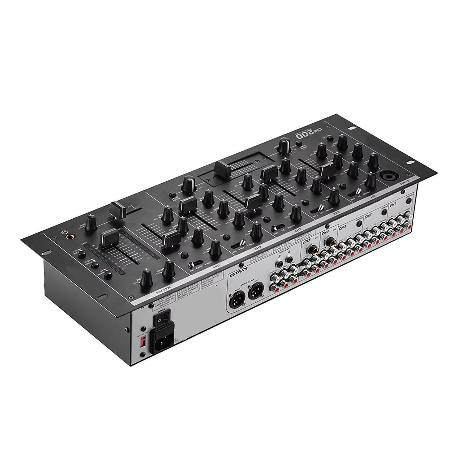 Professional Sound Mixer with Amplifier Integrated Sound Equalizer Mixing Console Dj Eequipment ,Bass & Treble Control