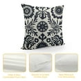 thumbnail image 4 of Nawypu  Navy Floral Throw Pillow Covers Blue and White Porcelain Pillow Covers  Bohemian Home Decor Pillow Case Chinoiserie Square Pillow Covers for Living Room Couch Patio, 4 of 5