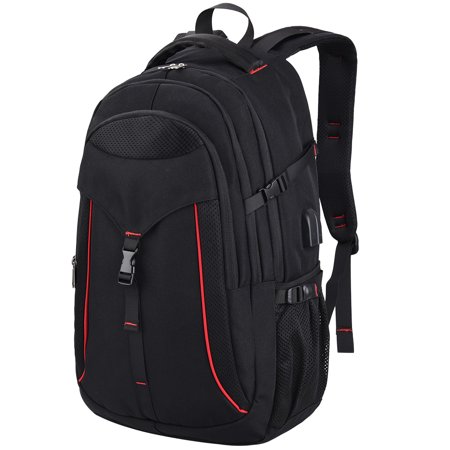 Vbiger 17 Inch Laptop Backpack College School Computer Bag Anti-Theft Slim Travel Business Backpack with USB Charging Port for Women (Best Slim Laptop Backpack)
