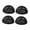 Black, variant on 4 Pack Fish Nest House Spawning Breeding Ornament for Aquarium Cichlid Betta Shrimp Rest and Play
