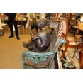 thumbnail image 6 of Nifao Kids Reading a Book on a Bench Bronze Statue – Home Decor Sculpture, 23"L x 38"W x 37"H, 6 of 12