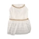thumbnail image 1 of Vestido de novia para perro suave, transpirable y de verano, color blanco, talla L, adorable vestido de princesa de malla, 1 of 8