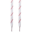 thumbnail image 2 of Santimon 2 Pairs Fashion Flat Replacement Shoelace for Sneakers/ High Tops/ Sport Shoes 47" White Red, 2 of 5