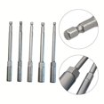thumbnail image 3 of 5pcs 150mm Hexagon Nut Driver Drill Bit Adapter Socket Wrench Extension Sleeve, 3 of 10