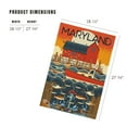 thumbnail image 5 of Lantern Press 1000 Piece Jigsaw Puzzle, Maryland, Geometric, 5 of 5