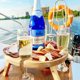 thumbnail image 5 of Mesa de pícnic de vino Mesa de aperitivos plegable con botella de vino y portavasos Likrtyny Deportes al aire libre Salida diaria Juego de fiesta, 5 of 9