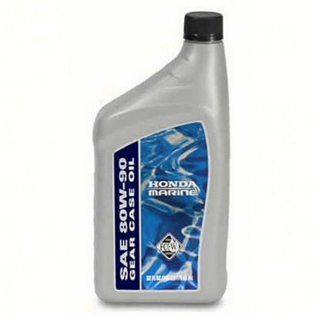 Hypoid 90 Gear Honda 08739-90W 08739-90W Oil, Gearcase 80W-90 Hypoid Outboard Motor Lower Unit Gear Case Lube Lubricant (Individual bottle); 0873990W ()