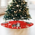 thumbnail image 5 of Christmas Tree Skirt Red Tree Skirts Boston Terrier Xmas Tree Skirt Tree Mat 48 Inch Dog Winter Christmas Decorations for Home, 5 of 6