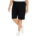 thumbnail image 3 of Alfred Dunner Womens Plus-Size Fitted Bermuda Short, 3 of 6