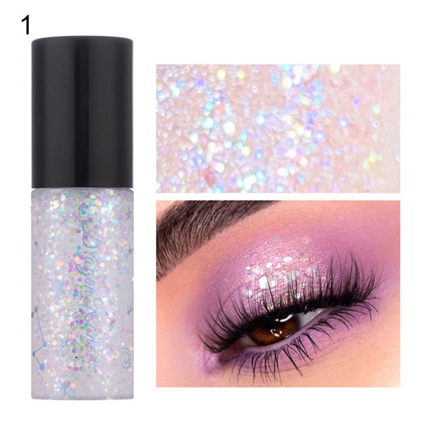 GOODLIEST Liquid Eyeshadow Long Lasting Noncaked Shiny Glitter Eye Makeup Liquid Eyeshadow for