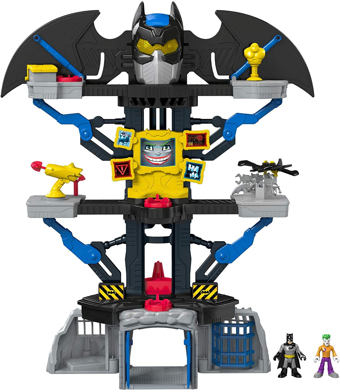 Transformando Baticueva Fisher Price Imaginext DC Super Friends CHH91 con Batman y Joker Fisher Price CHH91 Bodega Aurrera en linea