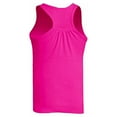 thumbnail image 2 of Basico Girl's Racer Back Tank Top 100% Cotton Sleeveless, 2 of 4