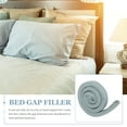 thumbnail image 6 of Dytern Full Sizes Wedge Pillow For Headboard Bed Wedge Pillow For Headboard Gap Mattress Gap Filler Mattress Gap Filler Queen Between Headboard and Mattress,78.74"X1.97"X1.18", 6 of 10