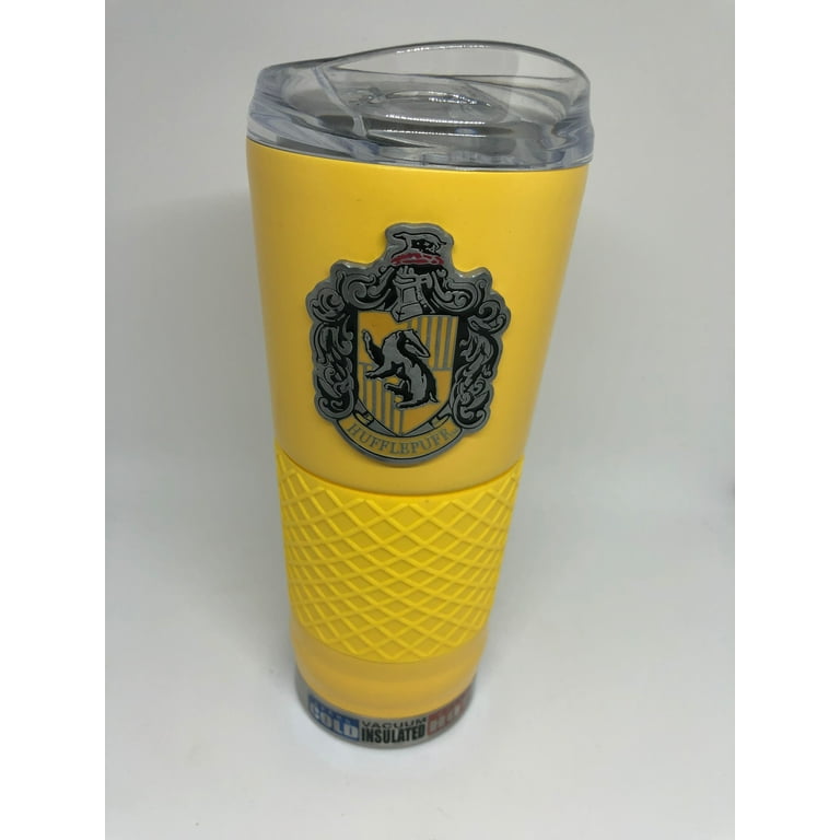 Harry Potter Hufflepuff 24 oz. Stainless Steel Cup with  Straw