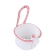 thumbnail image 4 of Cesta coladora para desagüe de fregadero, colador colgante para grifo para lavar frutas y verduras. Rosa, 4 of 9