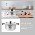thumbnail image 4 of OFFIGAM 1 Set of Sleek Appearance Cookware Set for Hotel Use Silver, 4 of 7