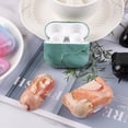 thumbnail image 4 of Gwong Electrónica Caja protectora Patrón de mármol ultrafino anti-caída anti-Fall Bluetooth Compatible con Auricular PC Funda protectora para AirPods 3, 4 of 6