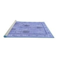 thumbnail image 2 of Ahgly Company Machine Washable Indoor Rectangle Persian Blue Traditional Area Rugs, 6' x 9', 2 of 4
