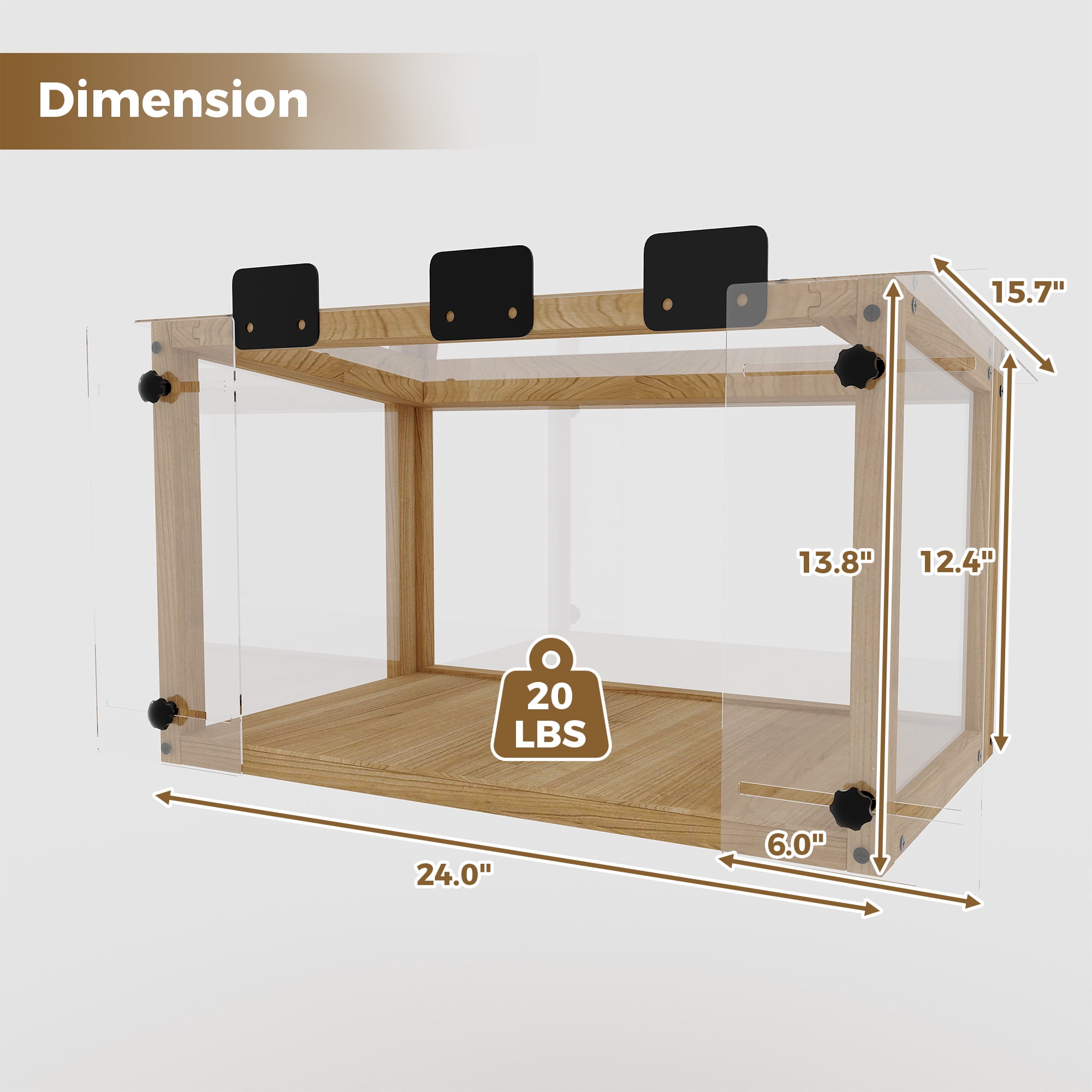 Zephypaws Cat Window Box,Universal Cat Window Perch Catio with Waterproof Transparent Top Fits Double Hung Frames 24"to 36“ Wide,for Sunbathing, Napping & Nature Viewing