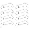 landege 8Pcs Durable Garden Stakes Connector Clips Useful Garden Pipe