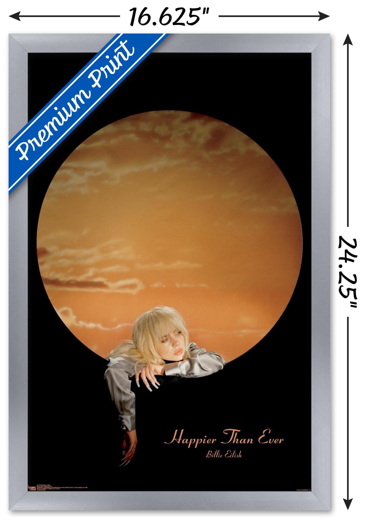 Billie Eilish - Moon Wall Poster, 14.725" x 22.375" Framed
