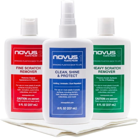 Novus 7100 Plastic Polish Kit - 8 Ounce