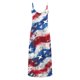 thumbnail image 5 of Vestidos de Verano con Cuello en V para las Mujeres 2025 Imprimir Vestido de Cuello Redondo sin Mangas Vestidos Largos Casuales, Ligeros Y de Moda, 5 of 5
