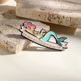 thumbnail image 2 of 1pc Anime Peripheral Metal Cartoon Character Badge, Clothing Accessories, 2 of 5